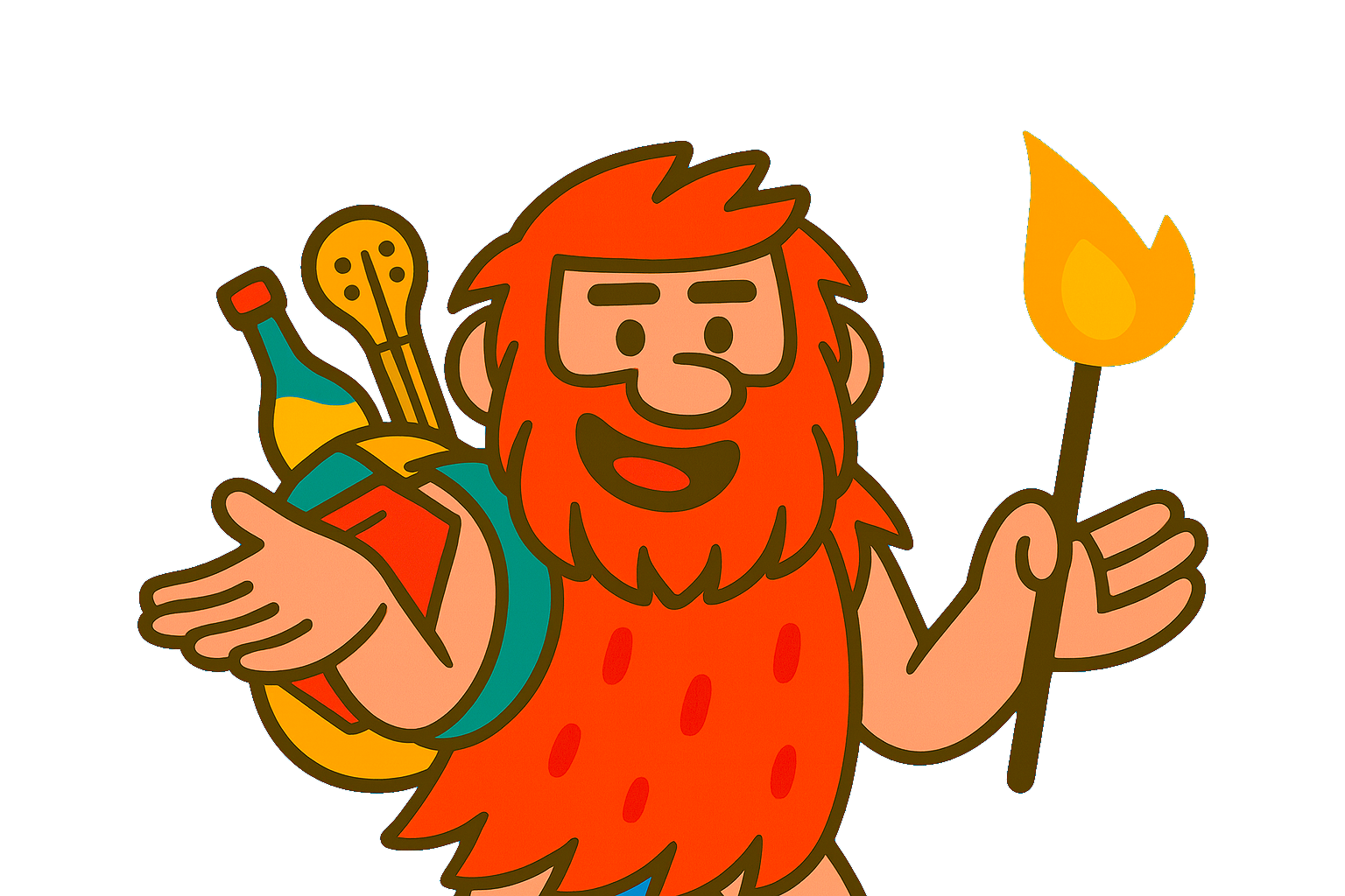 Personnage le poilu de face