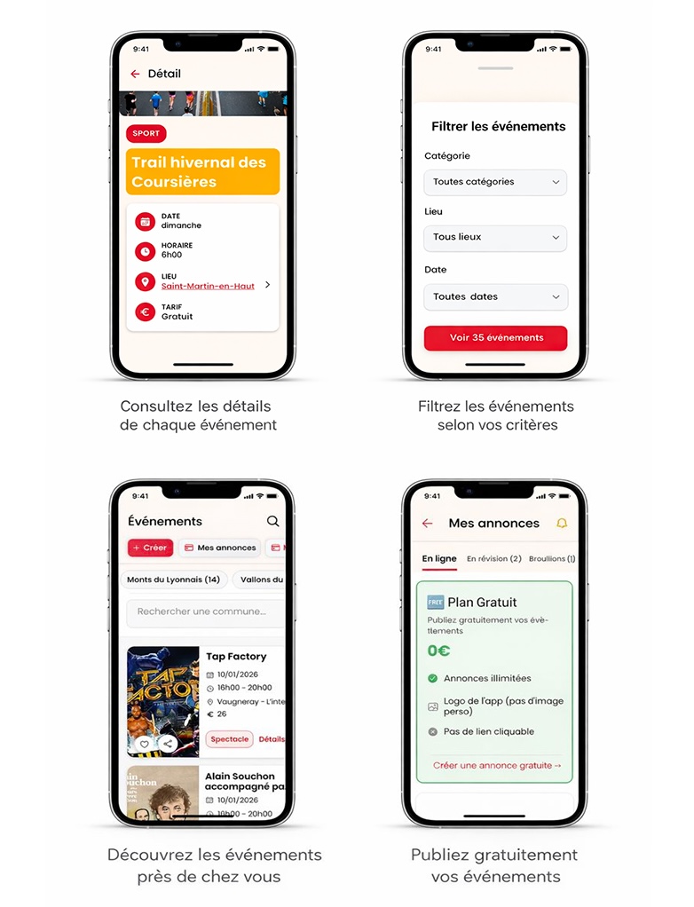 Aperçu de l'application Le Poilu sur iPhone