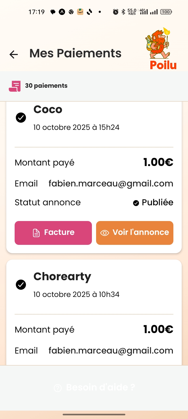 Aperçu de la fonctionnalité Filtres