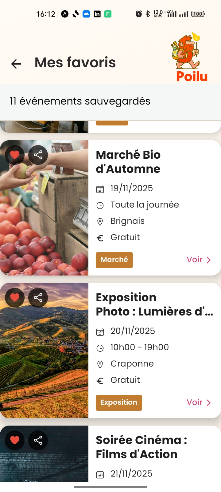 Aperçu de la fonctionnalité Filtres